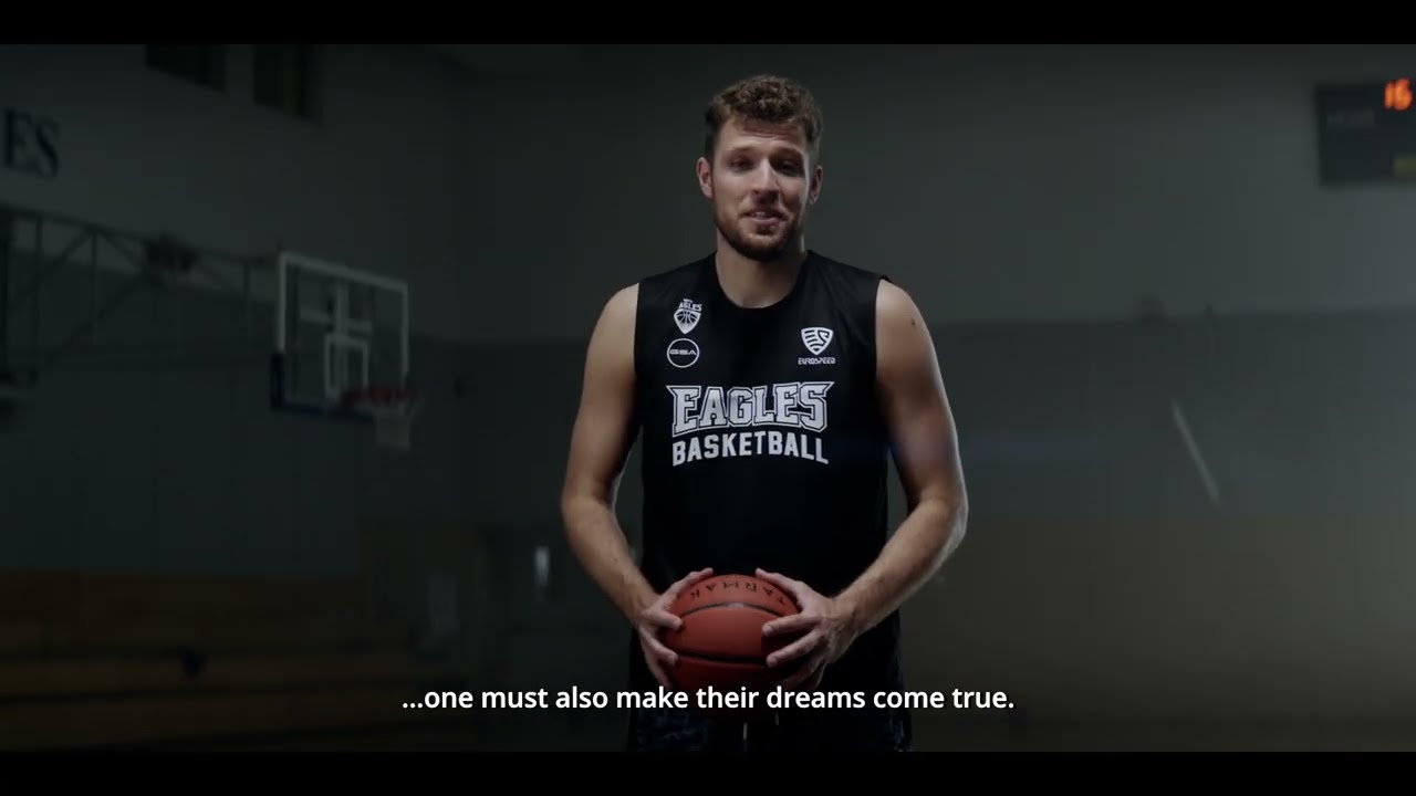 Sofia Eagles + Sasha Vezenkov campaign visual